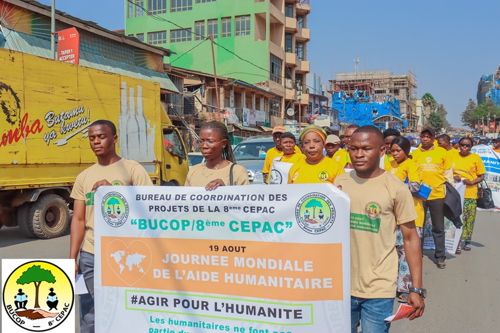 Participation du BUCOP/8ème CEPAC à la Journée Mondiale de l’Aide Humanitaire 2024 (JMAH 2024) à Bukavu