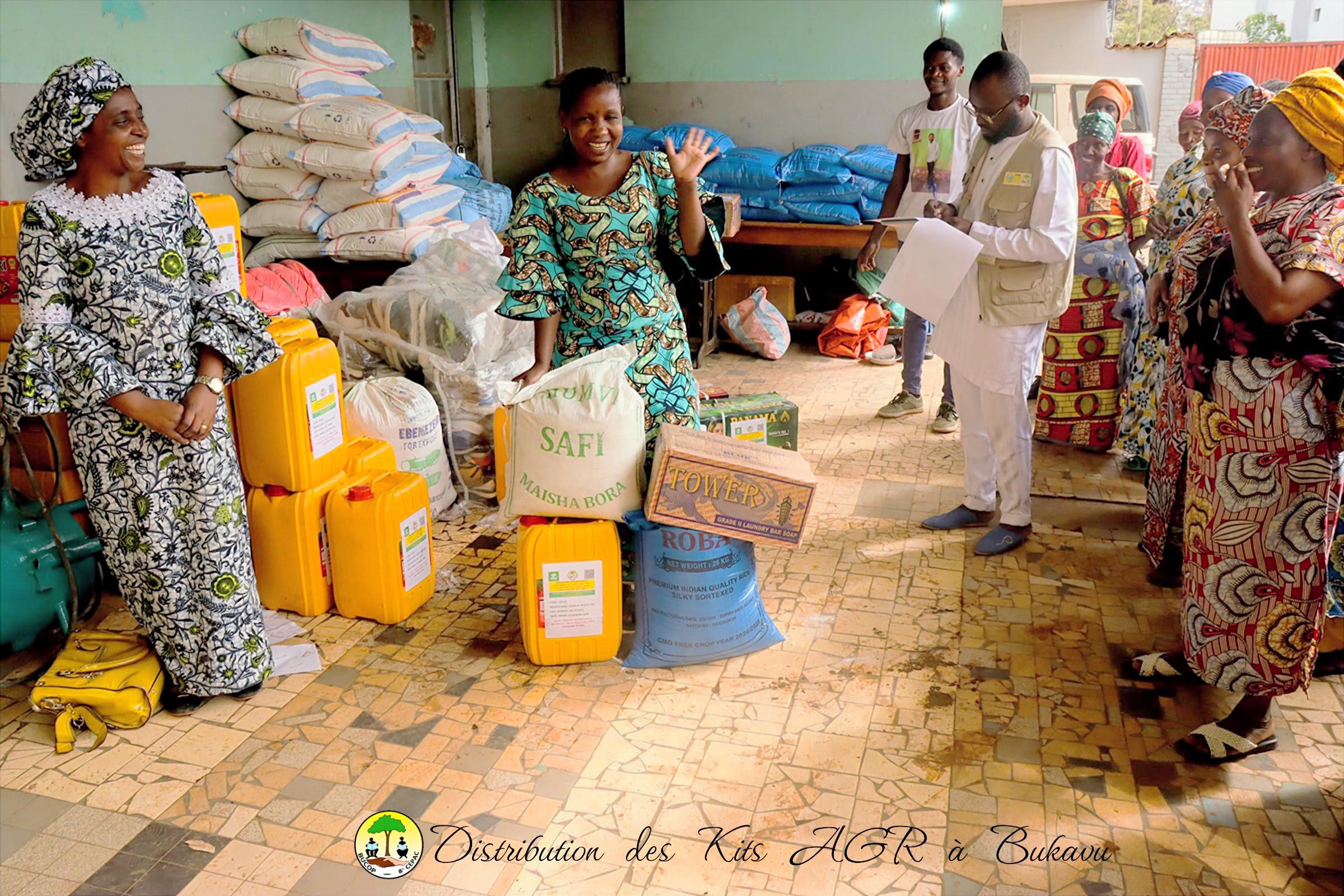 Bukavu et Goma : Remise officielle des Kits de démarrage AGR à 100 bénéficiaires formés en entrepreneuriat